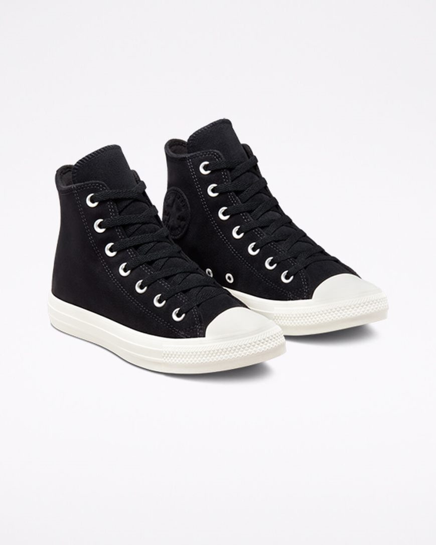 Dámské Boty Vysoké Converse Chuck Taylor All Star Classic Černé Bílé | CZ ZOVL65